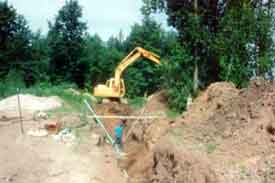 Sanitary Sewr Installation - Monitor Township