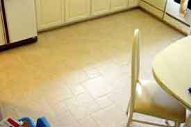 Kitchen floor tile project - Farmington