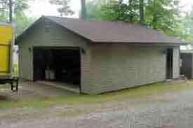 Vinyl siding project  - Garage - Hubbard Lake